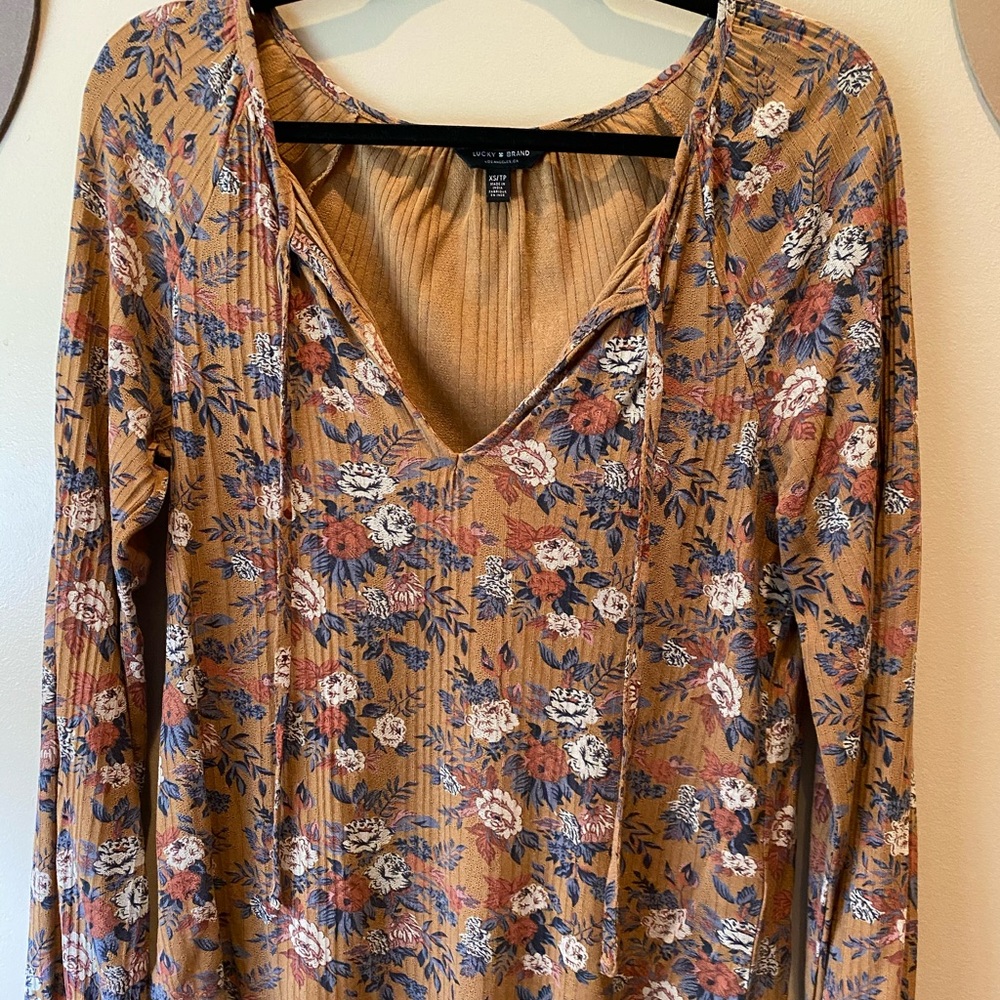 Lucky Brand Floral Blouse